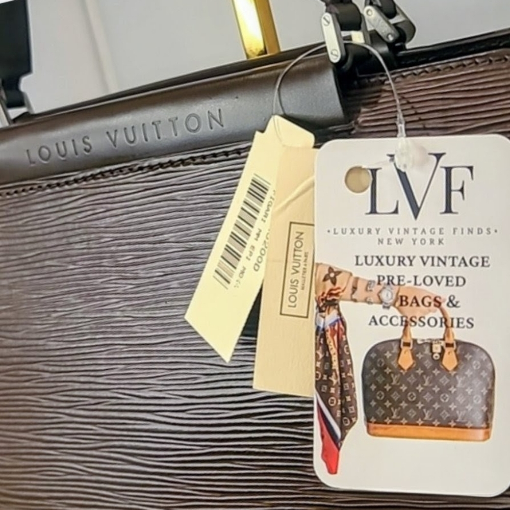 Louis Vuitton Vintage 2001 Figari MM EPI Bag       Moca/ Silver Hardware - Picture 5 of 8